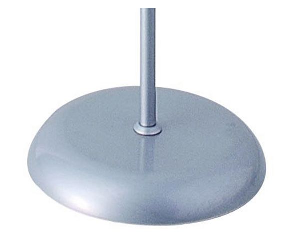 Lámpara pie 2L E27/E14 blanco/plateado Abitare-8