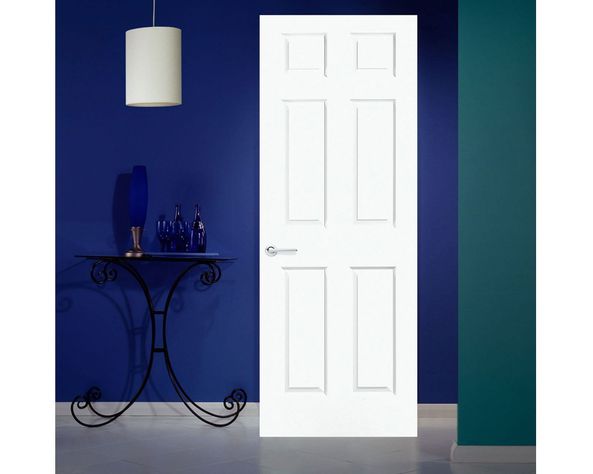 Puerta Interior Sinfonía 70x200 cm Blanca sin perforación Masonite-0