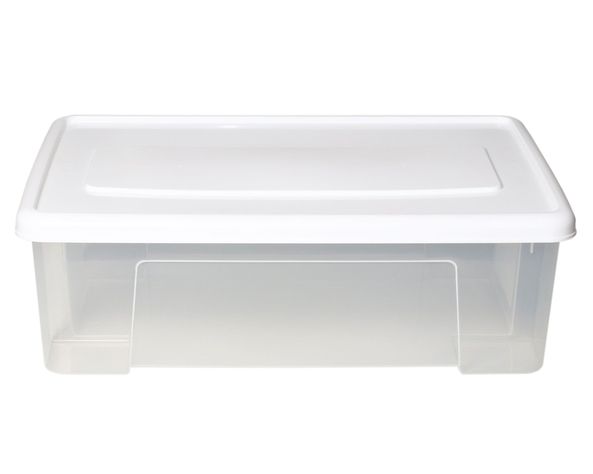 Caja organizadora 30 litros blanco Cotidiana.-0