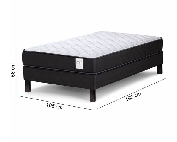 Cama europea 1.5 plazas x 190 cm Wave Rosen-5