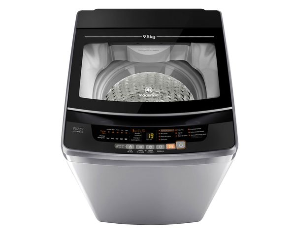Lavadora carga superior 9.5 kg SZG silver-1