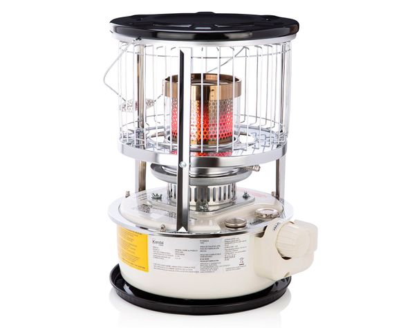 Estufa a parafina 9000 BTU KPM-3300 negro/blanco-1