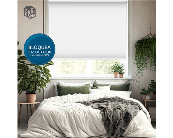Cortina roller 100x165 cm Sunscren gris oscuro Cotidiana-6