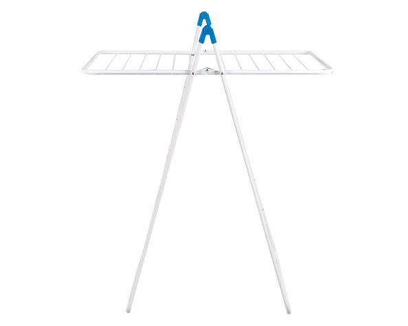 Tendedero plegable blanco/azul Lioi-0