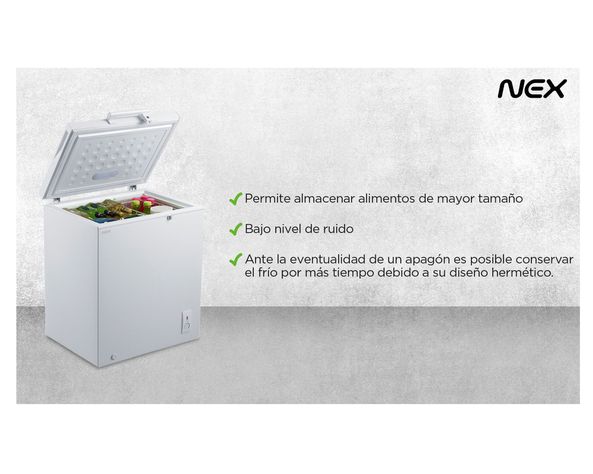 Freezer 100 litros CHF1100 blanco Nex-4
