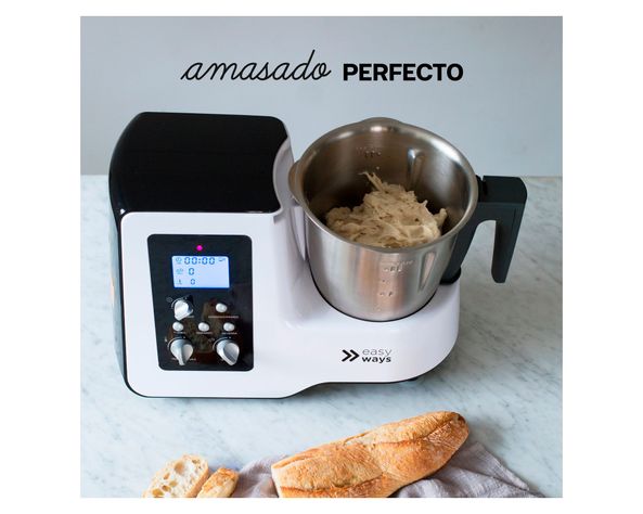 Robot de cocina 1800W Kitchen Pro blanco EasyWays.-2