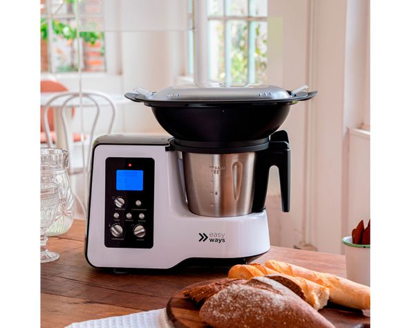 Robot de cocina 1800W Kitchen Pro blanco EasyWays.-6