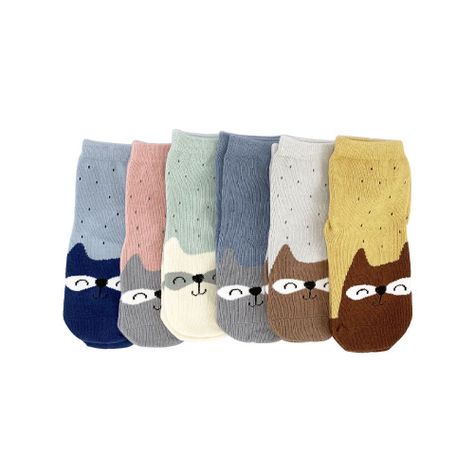 Calcetines con diseño, NW, modelo crew, pack de 6-0