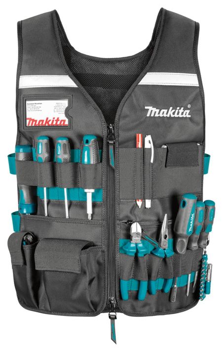 Chaleco De Trabajo Porta Herramientas Ajustable - Makita-1