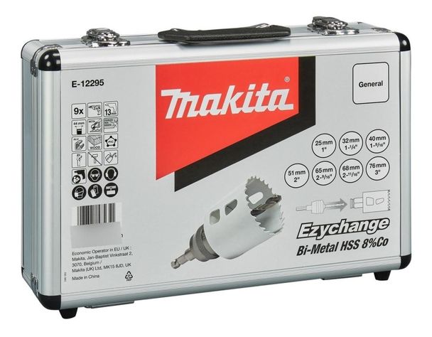 Set 9 Piezas Sierra Copa Ezychange Bi-metal HSS 8% Co Makita-6