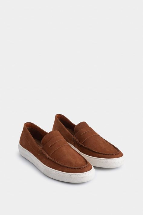 Vélez Mocasines Lyra De Cuero Hombre Efecto Envejecido Miel-1