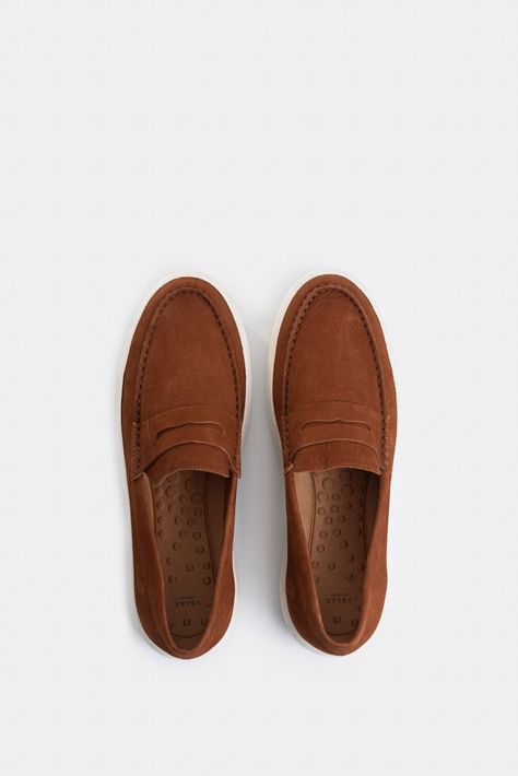 Vélez Mocasines Lyra De Cuero Hombre Efecto Envejecido Miel-3