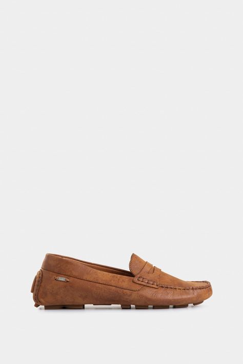 Vélez Mocasines Manchester Cuero Mujer Detalle Folia Miel-0