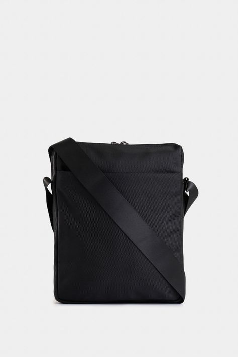 Vélez Bolso Manos Libres Moon De Lona Negro-2