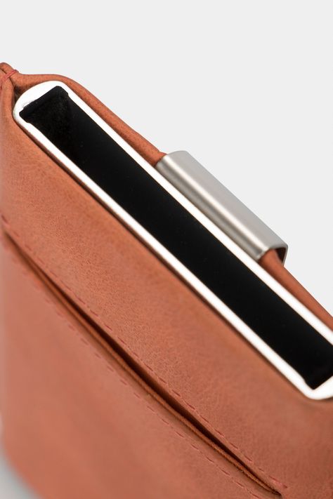 Vélez Porta Documentos De Cuero Miniwallet Naranja-4