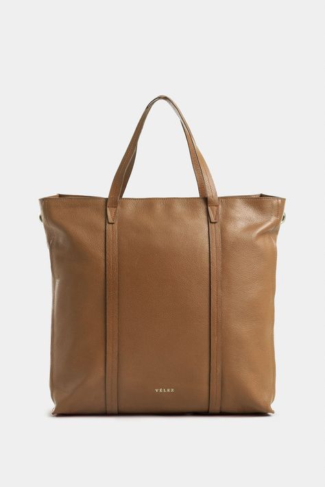 Vélez Shopping Geranio Cuero Mujer Cargadera Trenzada Miel-0