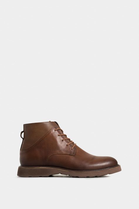 Vélez Botas Placa 2 Cuero Para Hombre Suela Tractorada Miel-0