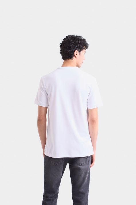 Vélez Polera Micropima Arizona Hombre Semi Ajustada Blanco-4