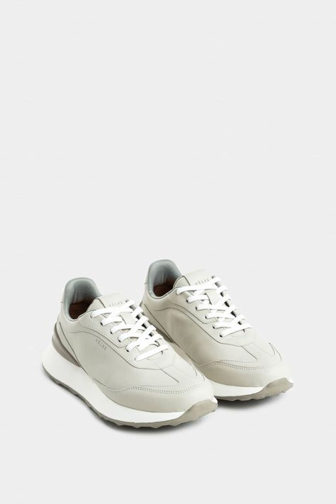 Vélez Zapatillas Elios Cuero Hombre Silueta portiva Blanco-1