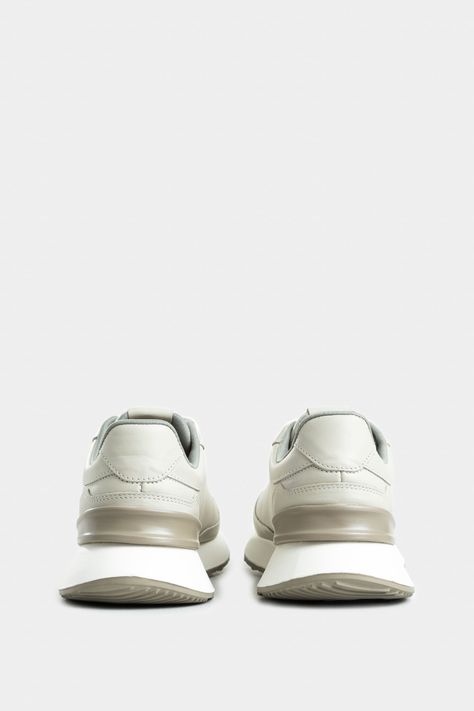Vélez Zapatillas Elios Cuero Hombre Silueta portiva Blanco-2