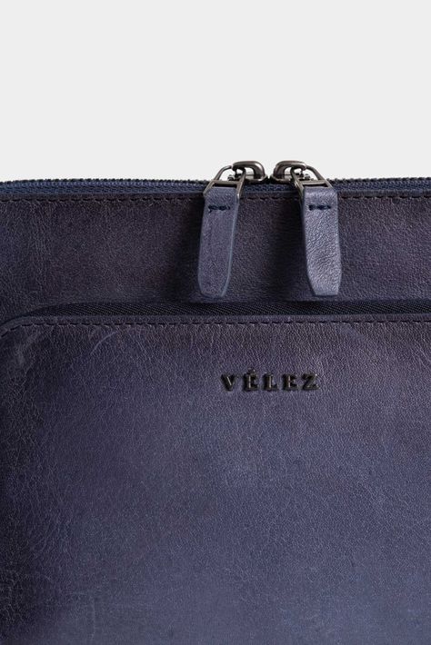 Vélez Manos Libres Támesis 2 Cuero Hombre Azul Oscuro-3