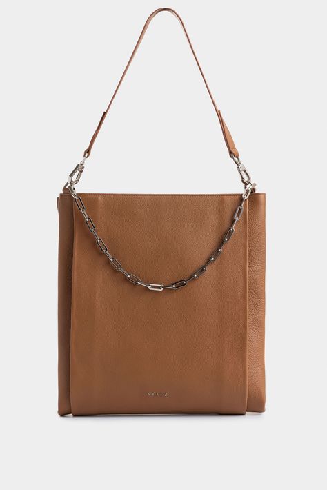 Vélez Shopping Caltha De Cuero Para Mujer Multifunción Miel-0