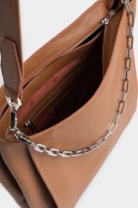Vélez Shopping Caltha De Cuero Para Mujer Multifunción Miel-4