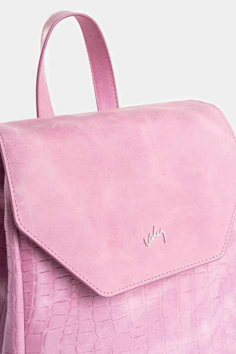 Vélez Mochila Corina 2 De Cuero  Mujer Detalle Grabado Mora-3
