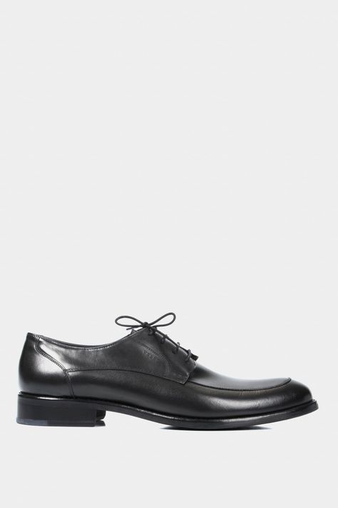 Vélez Zapatos Cordón Formal Ontario Cuero Hombre Efecto Negro-0