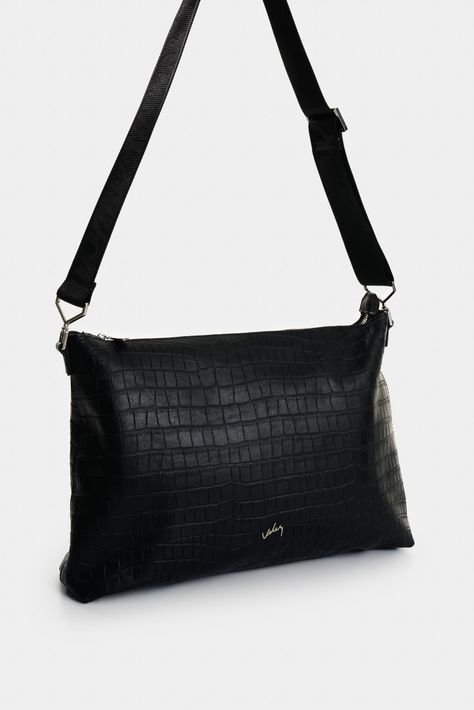 Vélez Bowling Petunia 2.0 Cuero Mujer talle Grabado Negro-1