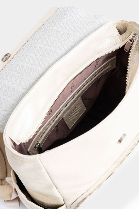 Vélez Morral Zermat De Cuero Para Mujer Perlado Blanco-5