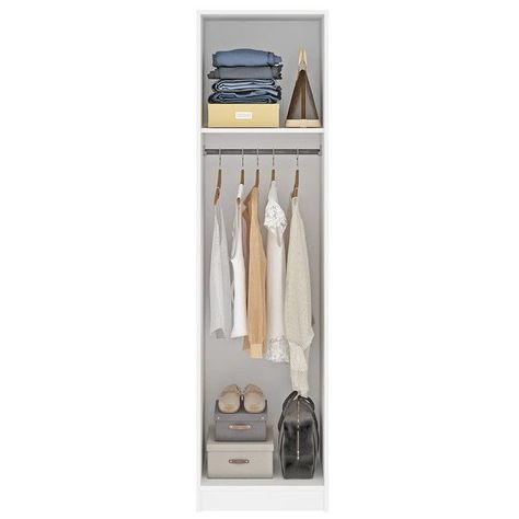 CLOSET 1P WHITE VEKKAHOME-3