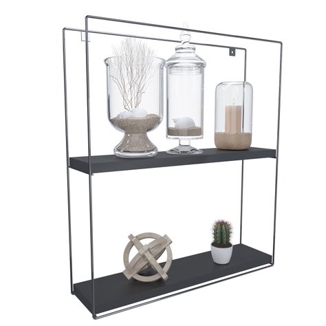 REPISA TRIANGULAR GOLDEN BLACK 25X10X25CM VEKKAHOME-0