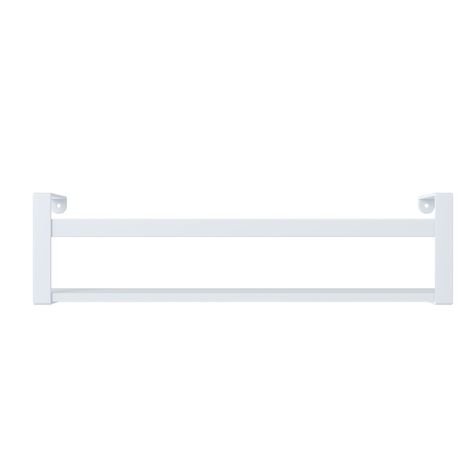 ESTANTE COURO NEGRO 40X20CM VEKKAHOME-1