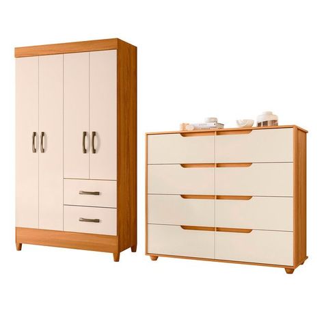 COMBO CLOSET 4P+COMODA DOB CARV-0