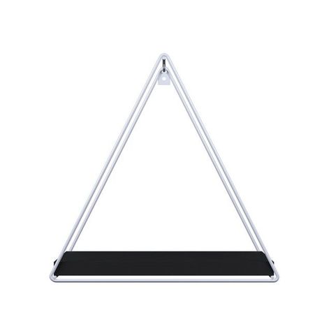 REPISA TRIANGULAR TOTAL BLACK 25X10X25CM VEKKAHOME-2