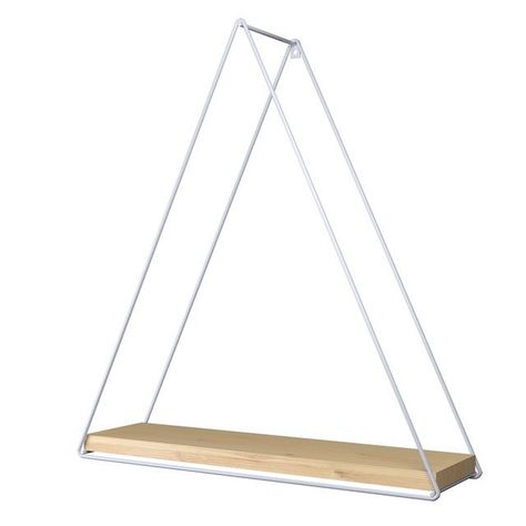 REPISA TRIANGULAR TOTAL WHITE 37X10X40CM VEKKAHOME-1
