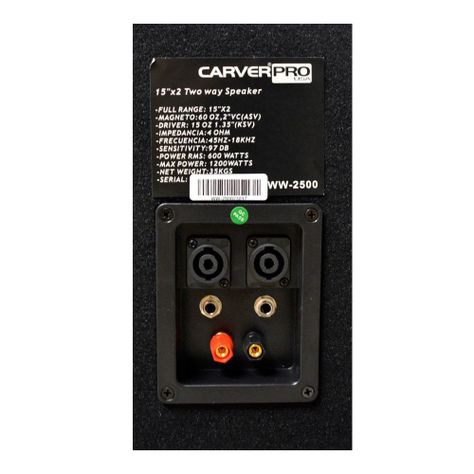 CAJA ACUSTICA 2 VIAS 2 X 15" WW - 2500 CARVERPRO-3