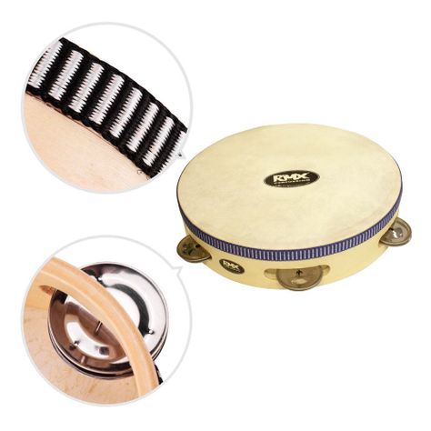 PANDERETA SIMPLE 7 PULGADAS MOD.PA-75 RMX-1