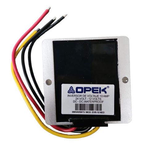 INVERSOR DE VOLTAJE 10AMP 24-12V. EVR-10 OPEK             -1