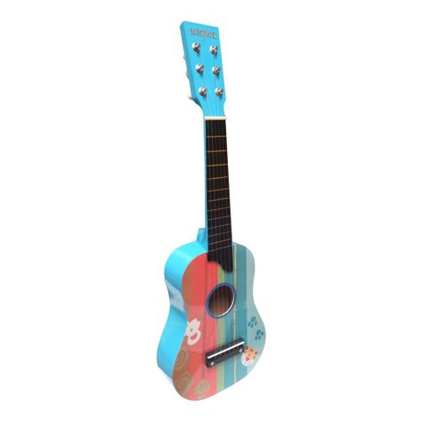 GUITARRA NIÑO 25" COLOR CELESTE MOD.CAT SCORPION-1