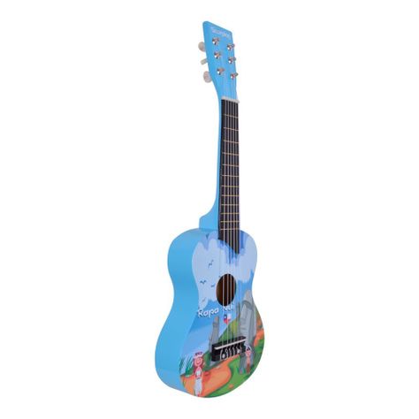 GUITARRA NIÑO 25 PULGADAS MOD.RAPA NUI COLOR CELESTE SCORPION-1