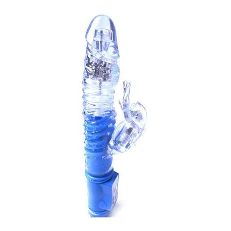 DILDO VIBRADOR MULT.HIPOCAMPO BLUE RECARGABLE 31CR-1
