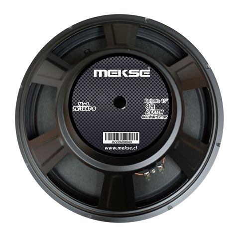 PARLANTE 15 8 OHMS/R.EXTEN 400W EK-1847-8 MEKSE-2