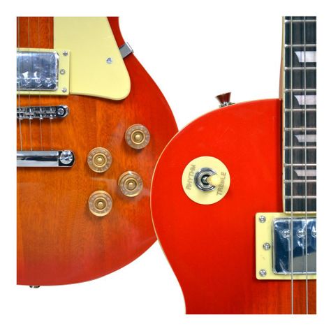 PACK GUITARRA ELECTRICA NATURAL / SUNBURST  + AMPLIFICADOR + COLGADOR SCORPION-4