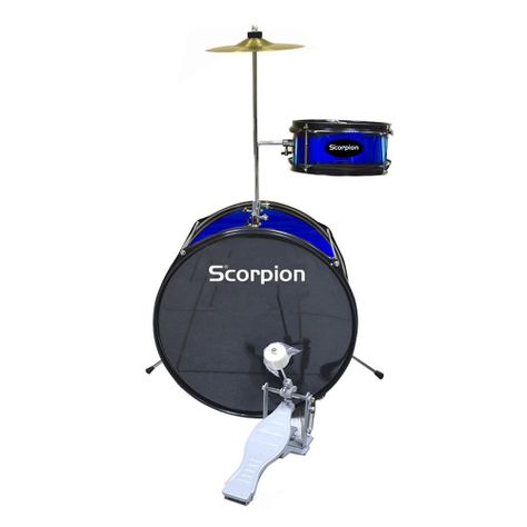 BATERIA NIÑO 2PCS AZUL SCORPION-0