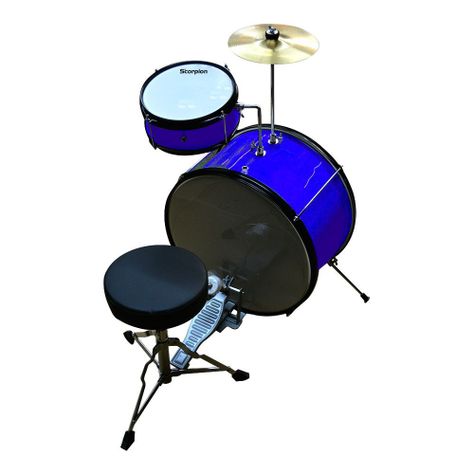 BATERIA NIÑO 2PCS AZUL SCORPION-1