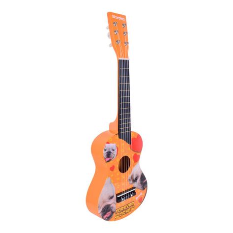 GUITARRA NIÑO 25 PULGADAS MOD .BULLDOG COLOR AMARILLO SCORPION-1