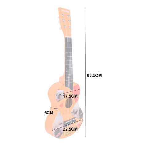 GUITARRA NIÑO 25 PULGADAS MOD .BULLDOG COLOR AMARILLO SCORPION-2