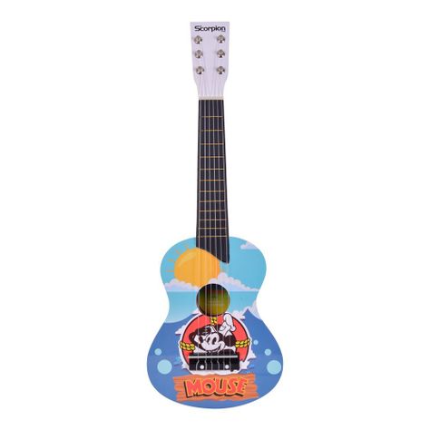 GUITARRA NIÑO 25 PULGADAS MOD.SALVAVIDAS COLOR BLANCO SCORPION-0